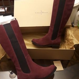 Cole Haan Jodhpur suede boots
